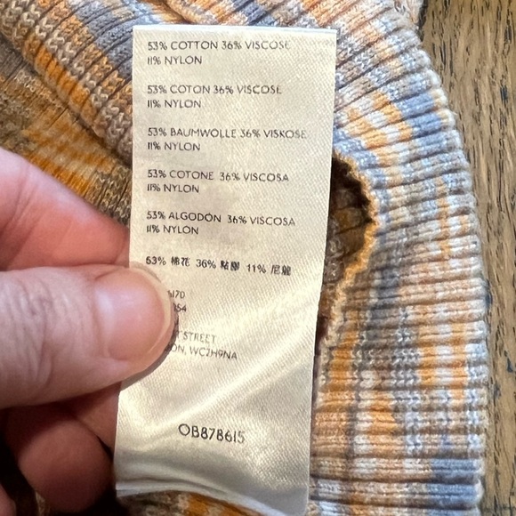 ❣️🧡URBAN OUTFITTERS - L - Geometric Turtleneck Top (NWOT) - Picture 3 of 8